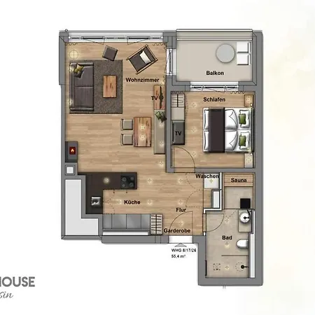 Beachhouse Bansin App 08 *